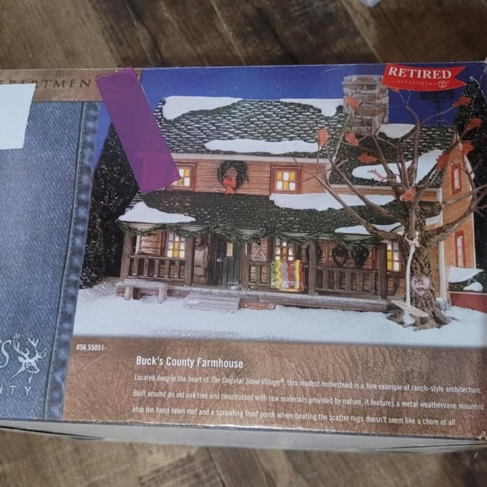 Department 56 Buck's County Farmhouse 56.55051